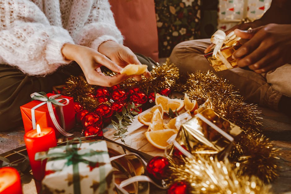 Weihnachtsgeschenke für Kinder zählen